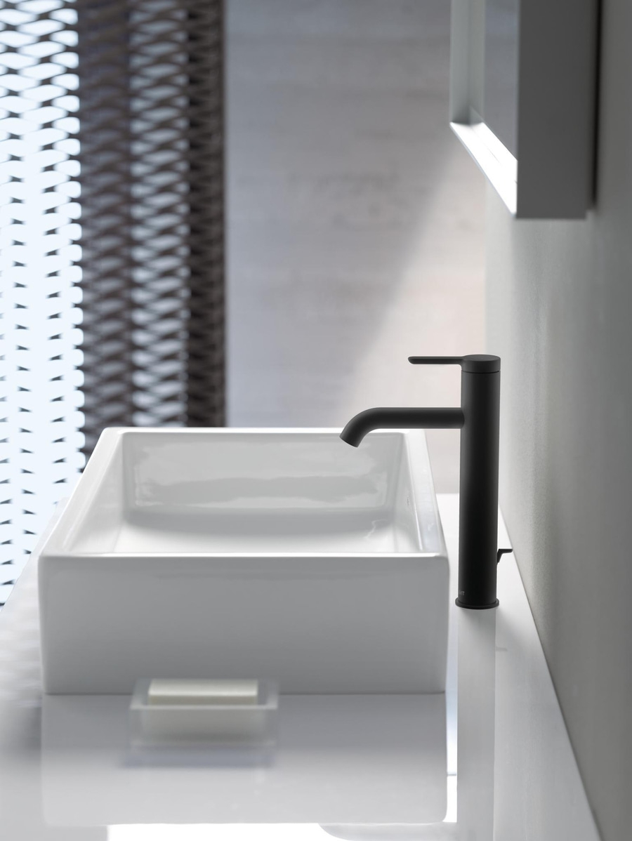 DURAVIT C.1 Waschtischmischer L Einhandmischer Mischbatterie Wasserhahn Schwarz