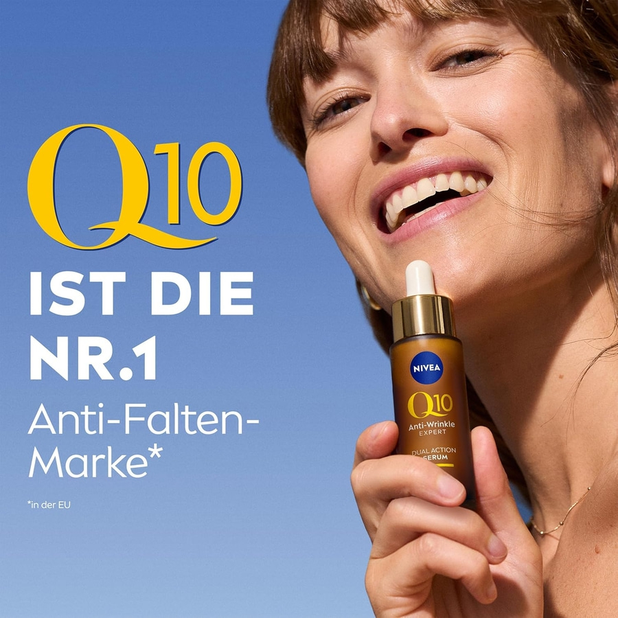 NIVEA Q10 Anti-Falten Dual Action Serum 30ml + Q10 Tagespflege LSF30 50ml Set