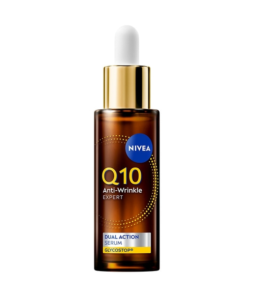 Nivea Q10 Anti-Wrinkle Expert Dual Action Serum Bottle