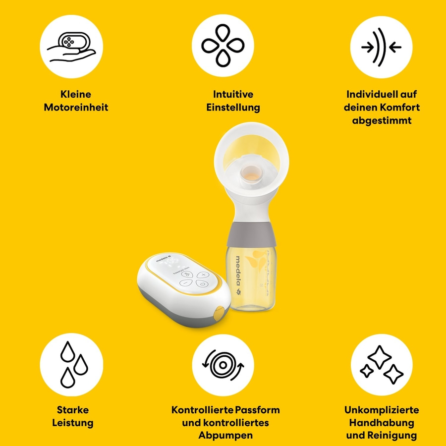 MEDELA Freestyle™ Mini Classic elektrische Einzelmilchpumpe klein leistungsstark