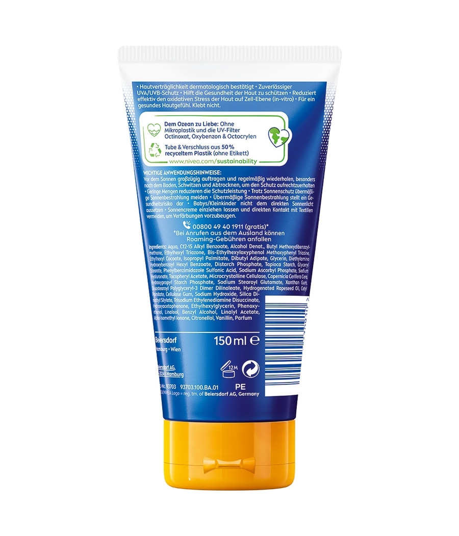 NIVEA SUN Schutz & Pflege Invisible Lotion LSF 50+ 150ml