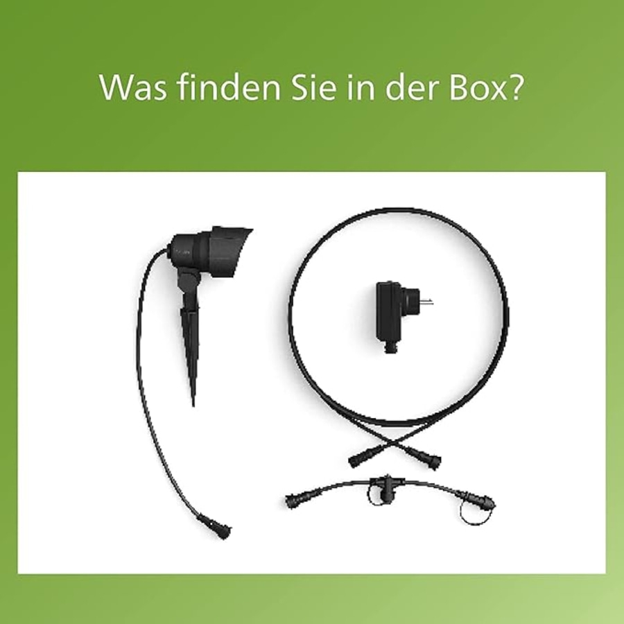 PHILIPS Outdoor Außenspot 1er Starter Set 6W IP44 Gartenleuchten Wegeleuchte NEU