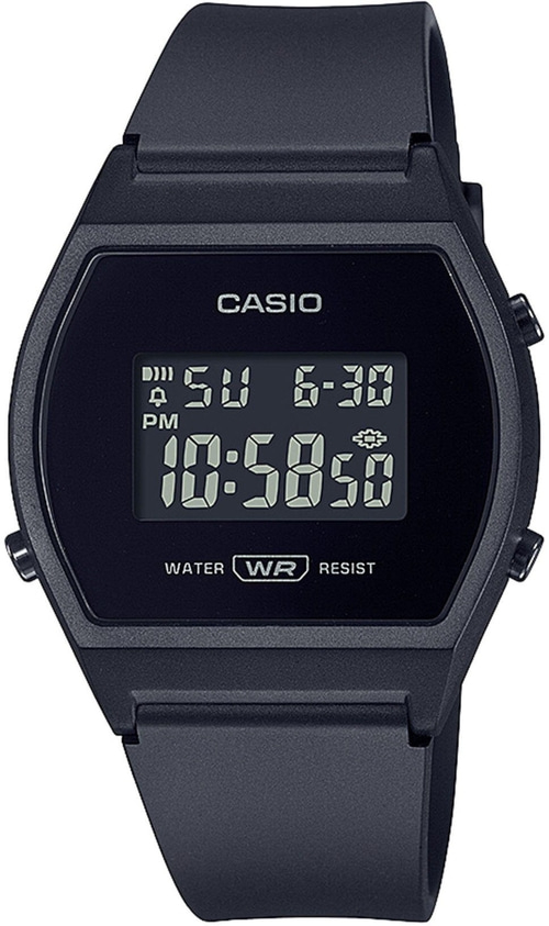 CASIO Collection Armbanduhr LW-204-1BEF Damenuhr Digitalanzeige schwarz B-WARE