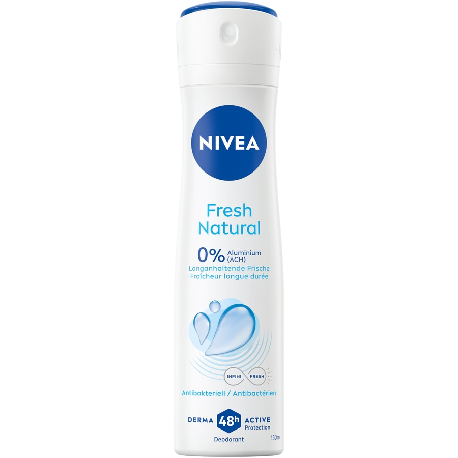 NIVEA Deodorant Fresh Natural Deo Spray 6 x 150ml