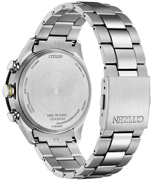 CITIZEN Herren Armbanduhr CB5947-80E Eco-Drive Funkchronograph 43mm Titan B-WARE