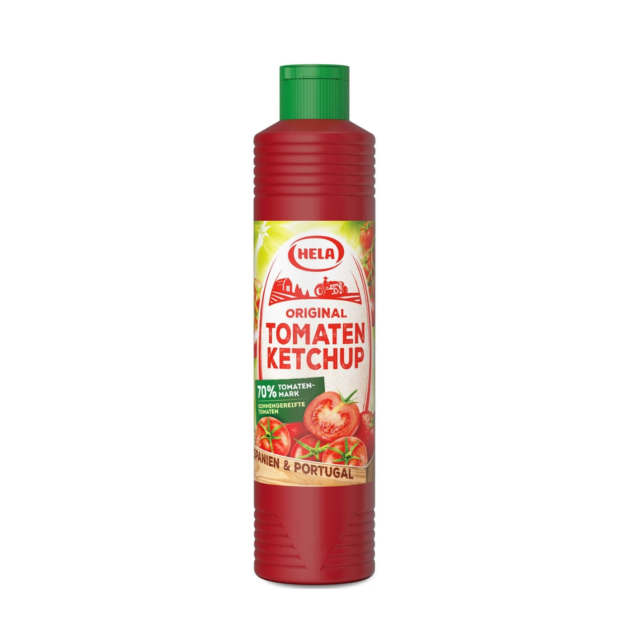 Hela Ketchup Original Tomaten Ketchup 800 ml Flasche Tomatenketchup