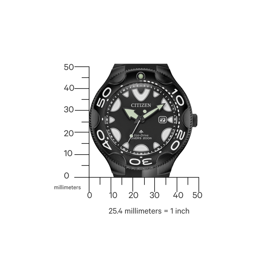 CITIZEN Herren Armbanduhr Promaster Diver Orca BN0235-01E Eco-Drive 46 mm B-Ware