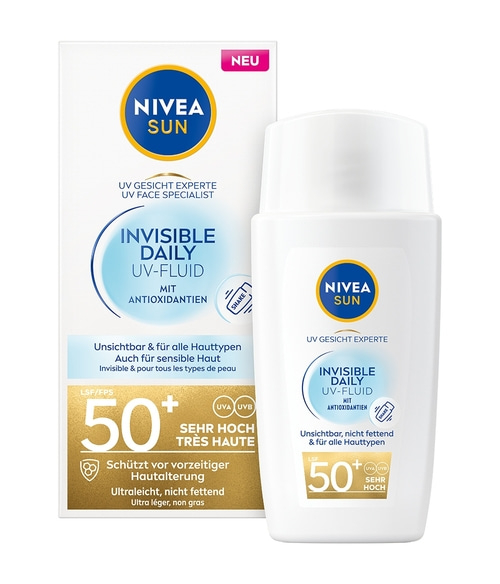 NIVEA SUN UV Face Invisible Daily UV-Fluid LSF 50+ 40ml