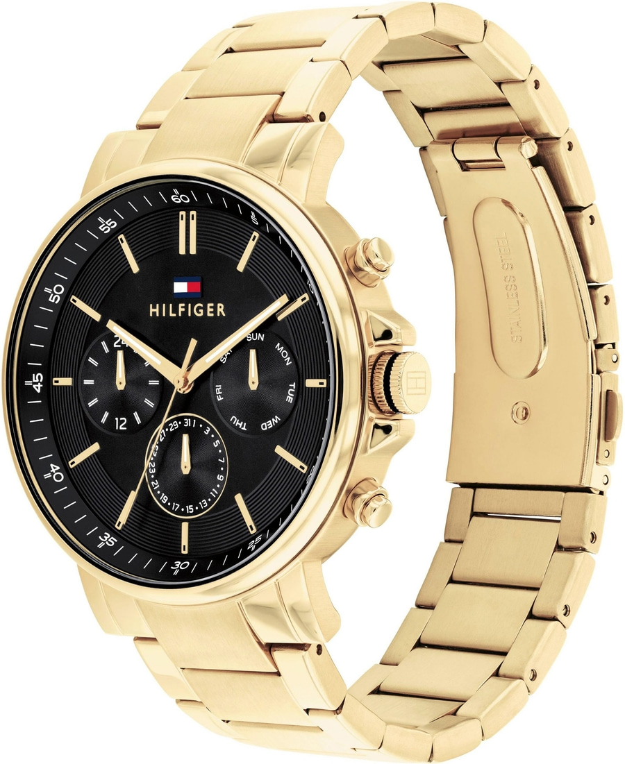 TOMMY HILFIGER Multifunktionsuhr 1710589 Armbanduhr Herrenuhr 44 mm