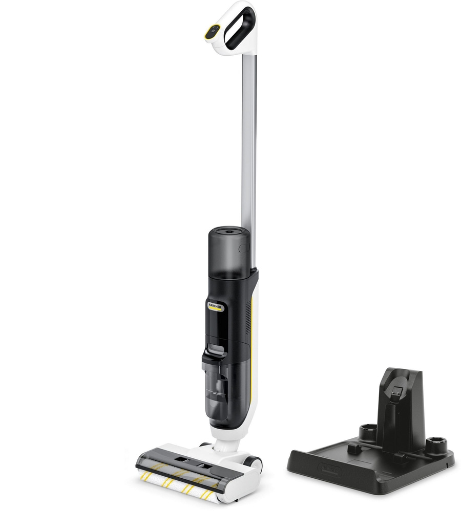 Kärcher FC 7 Akku-Staubsauger mit Ladestation, weiß-schwarz