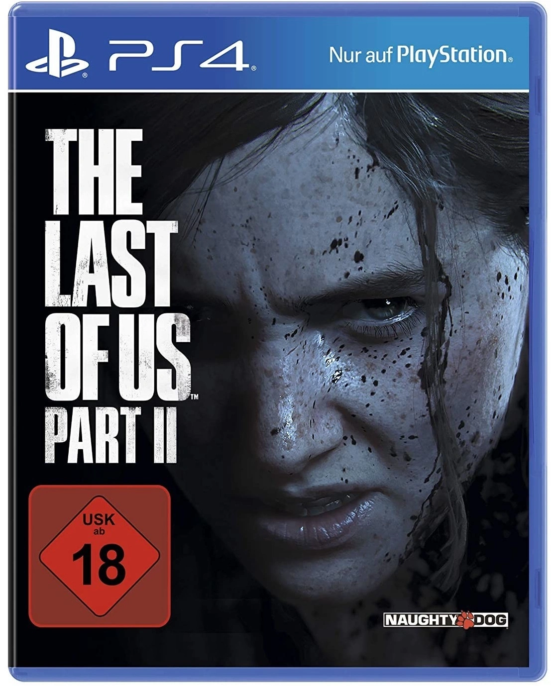 Das Spielcover von The Last of Us Part II für die PS4 mit der USK-Einstufung 18.