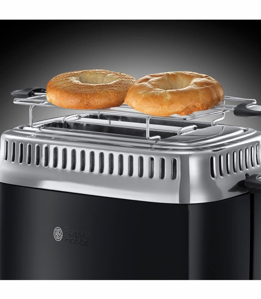 RUSSELL HOBBS Toaster Retro Classic Noir 21681-56 2 Scheiben 6 Stufen 1300 W