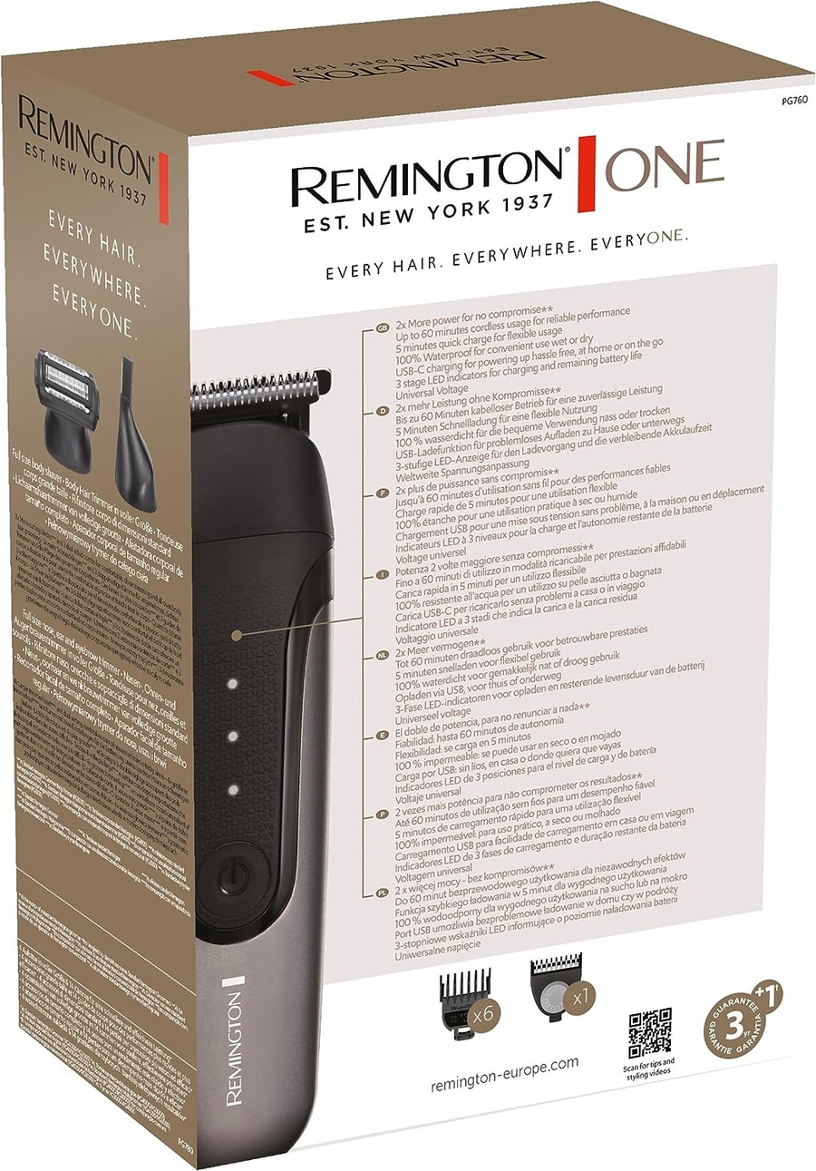 REMINGTON Haarschneider Multi-Haarschneidemaschine & Barttrimmer ONE PG760