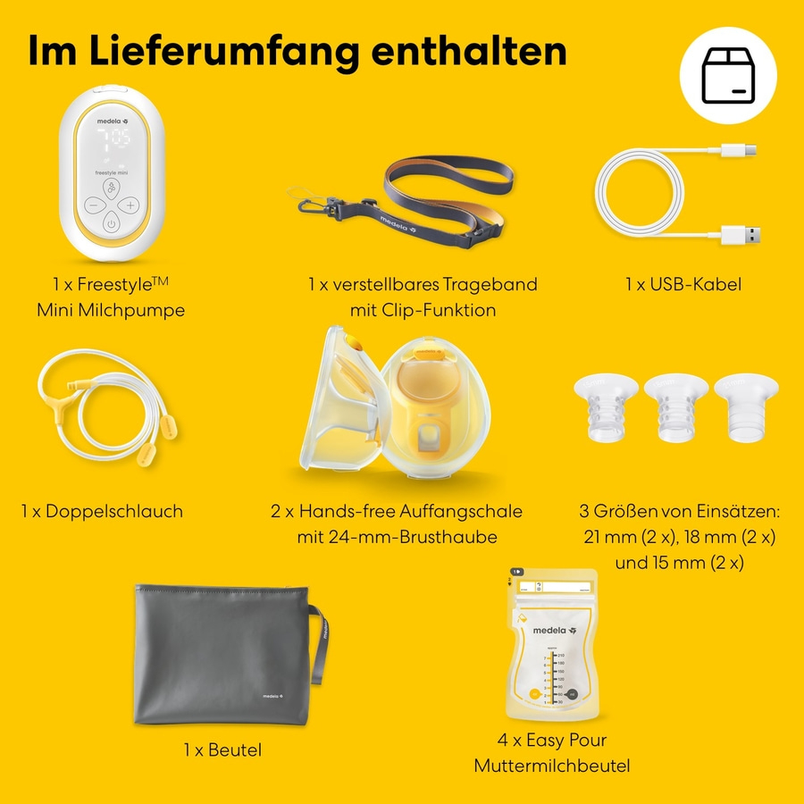 MEDELA Freestyle™ Mini Hands-free elektrische Doppelmilchpumpe