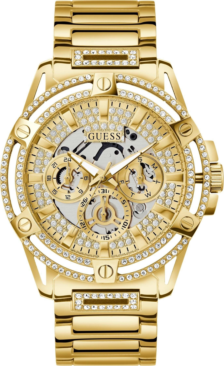 GUESS Herren Armbanduhr Multifunktionsuhr GW0497G2 Herrenuhr Uhr Armband B-WARE