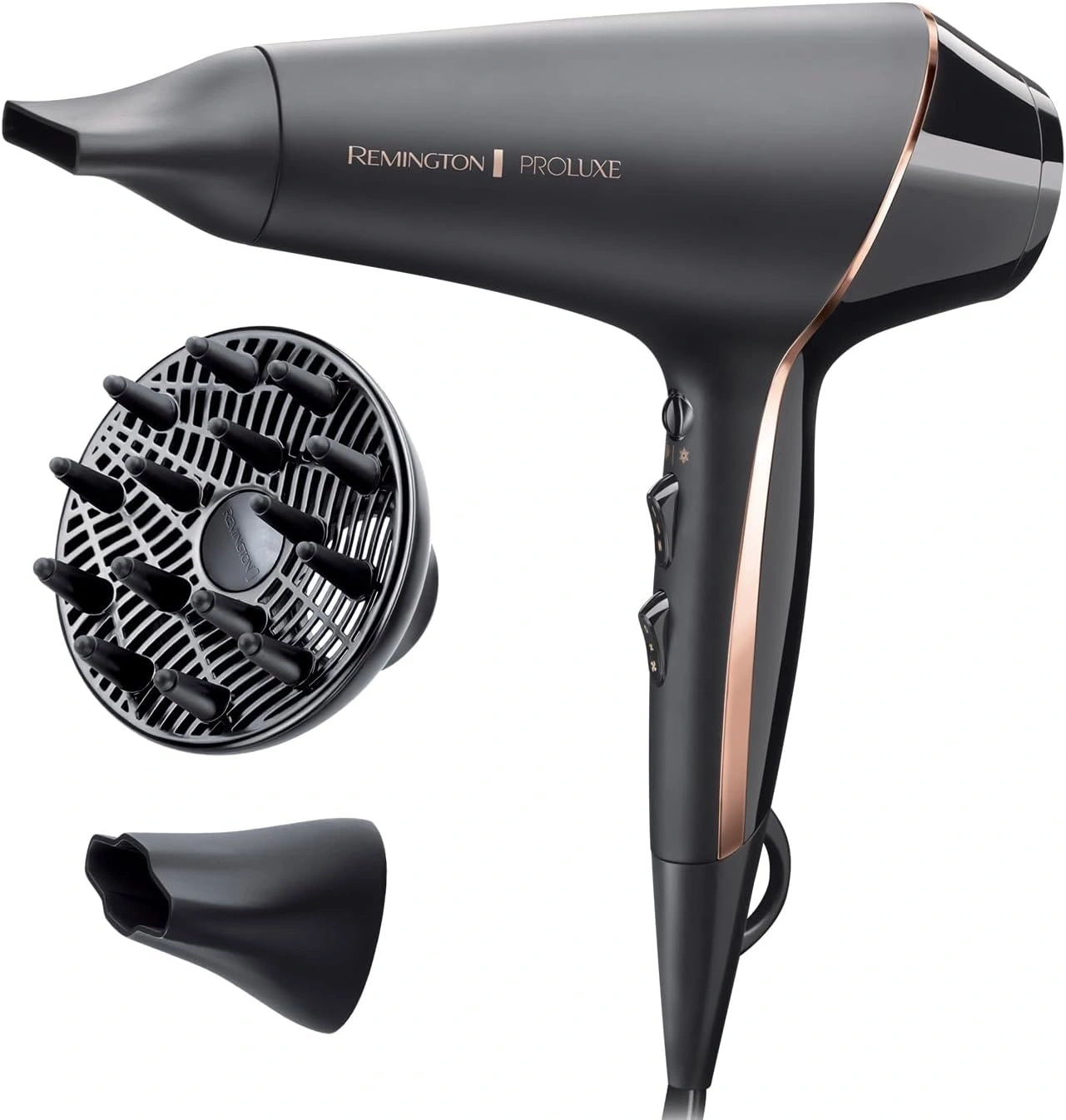 REMINGTON Haartrockner AC9140B PROluxe Ionen AC-Motor OPTIheat 2400 Watt 150km/h