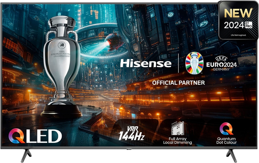 HISENSE 85E77NQ PRO QLED 215 cm Smart-TV 4K Ultra HD Dolby Vision IQ B-WARE