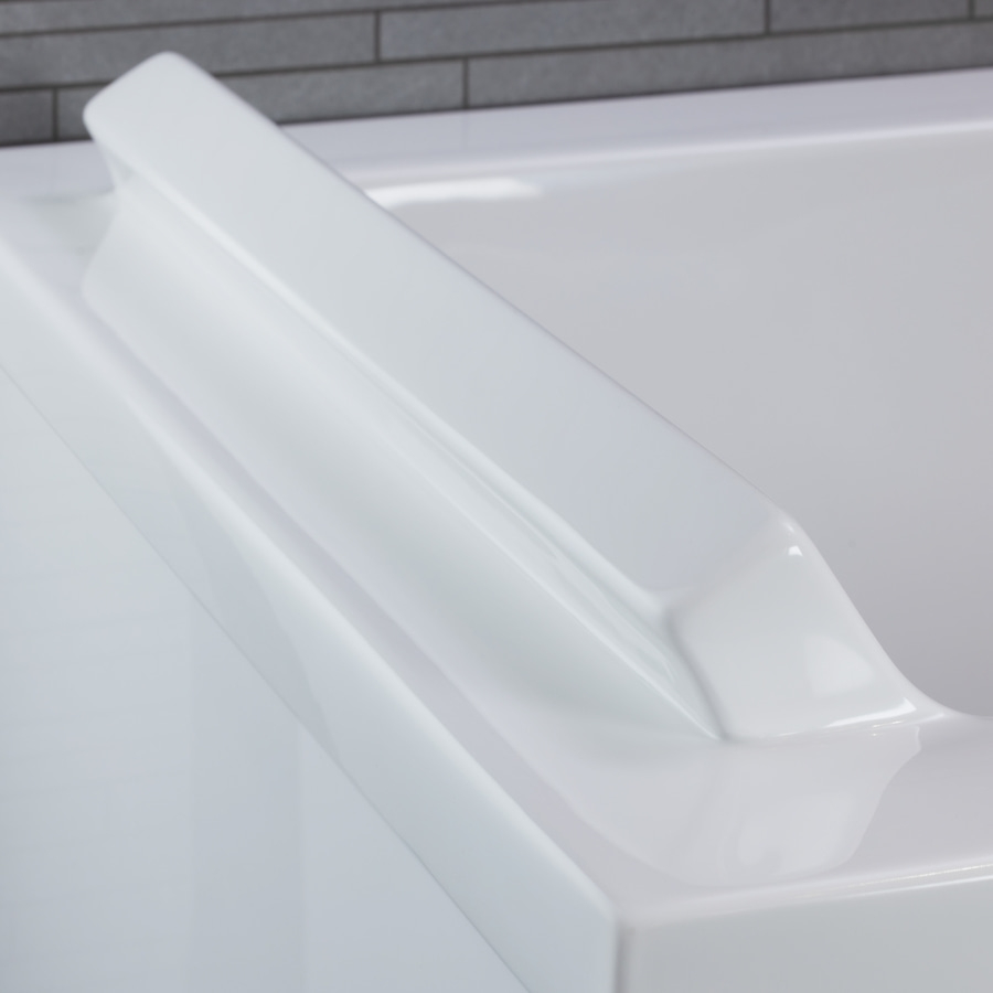 DURAVIT Badewanne Starck 2000 x 1000 mm Weiß mit 2 Rückenschrägen