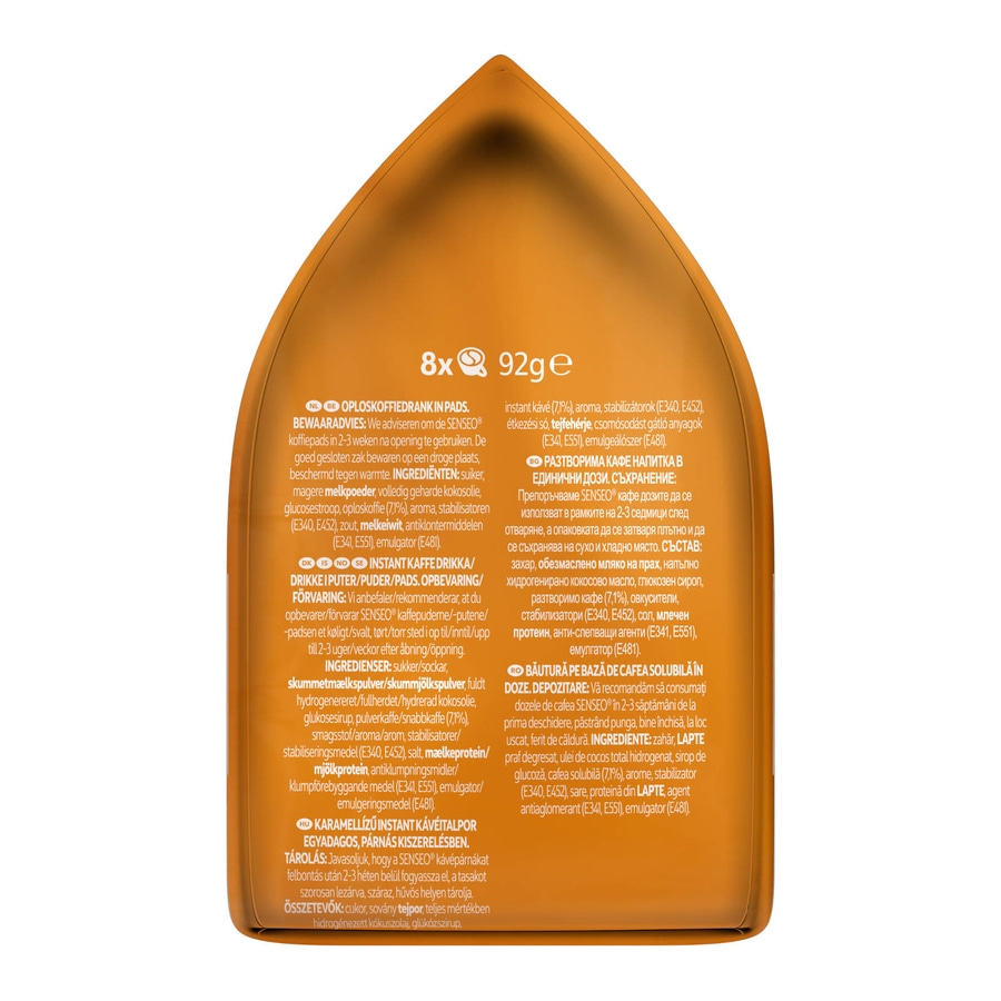 SENSEO Pads Typ Cappuccino Caramel Senseopads 10 x 8 Kaffeepads - 80 Getränke