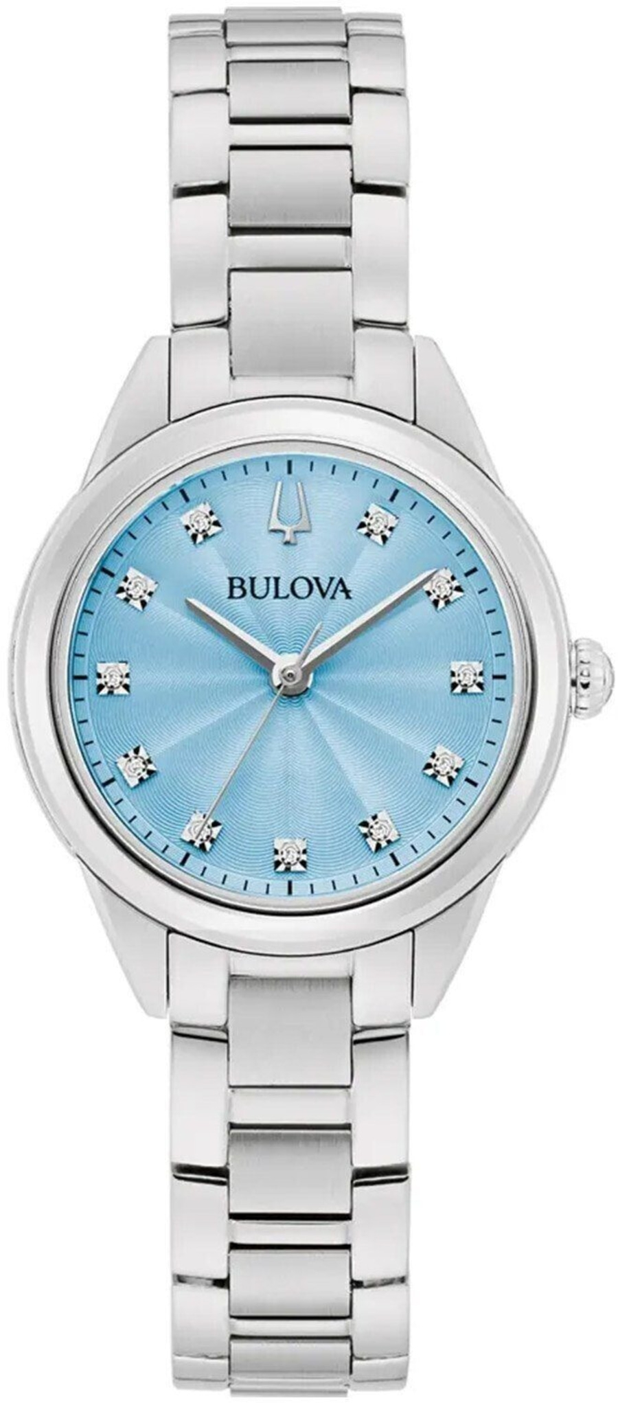 BULOVA 96P250 Armbanduhr Quarz Damenuhr Edelstahl 28 mm B-Ware