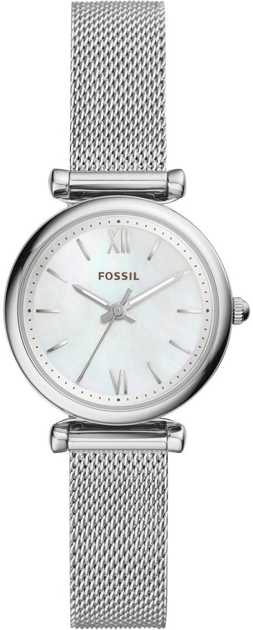 FOSSIL Quarzuhr Carlie 28 mm ES4432 Edelstahl Silberfarben Armbanduhr B-WARE