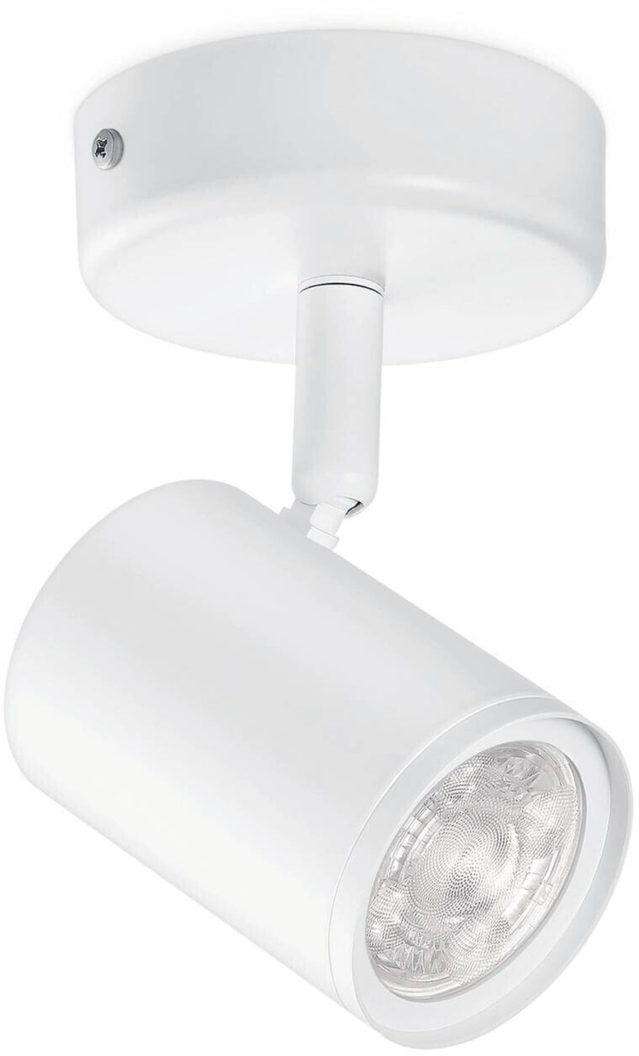 Weiße Deckenleuchte mit verstellbarem Spot, modernes Design, Beleuchtung für Innenräume