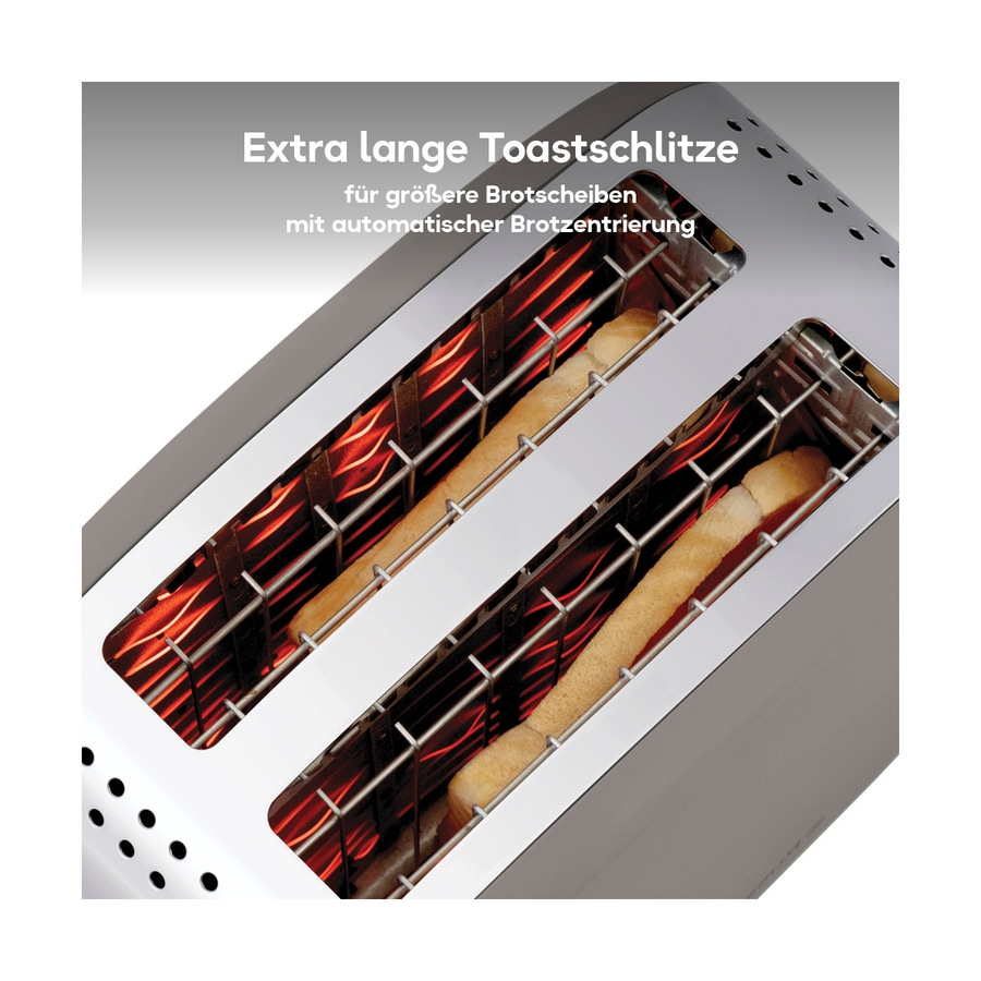RUSSELL HOBBS Toaster Colours Plus 2 Scheiben 6 Stufen Brötchenaufsatz Mocha