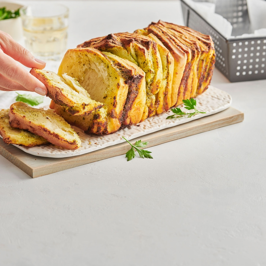 BETTY BOSSI Brotbackform Kastenbrot Knusper 23cm + Buch Kastenbrot & Zupfbrot
