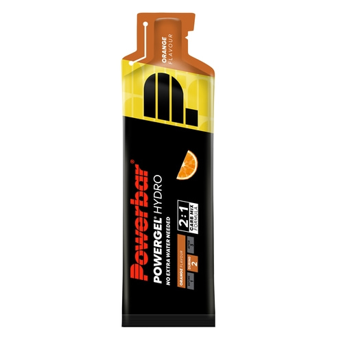 POWERBAR PowerGel Hydro Orange High Carb Energie Gel Natrium 24 x 67 ml