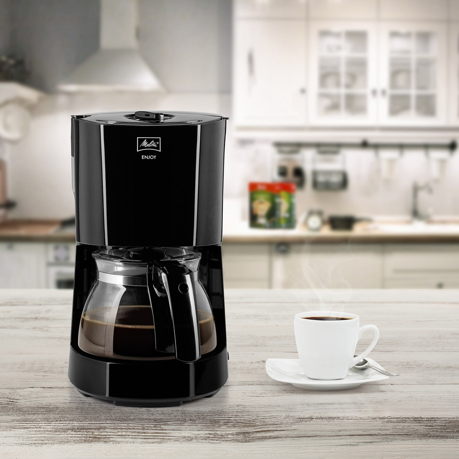 MELITTA Filterkaffeemaschine Enjoy Basis mit AromaSelector 1017-02 Schwarz