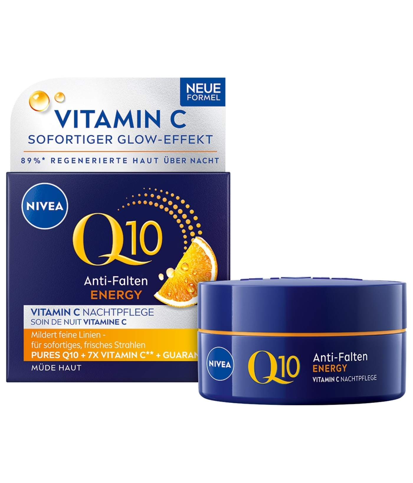 NIVEA Q10 Energy Anti-Falten Nachtpflege 50ml