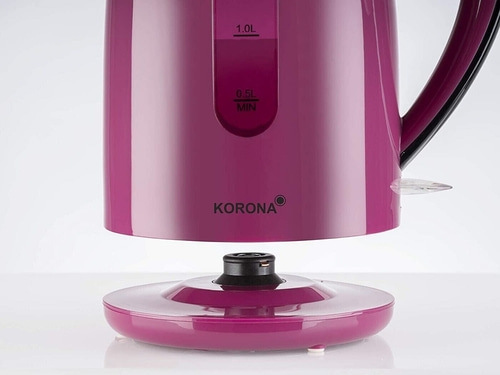 KORONA Wasserkocher 20134 kabellos Retro-Stil 1,7L 2200 Watt Pink NEU