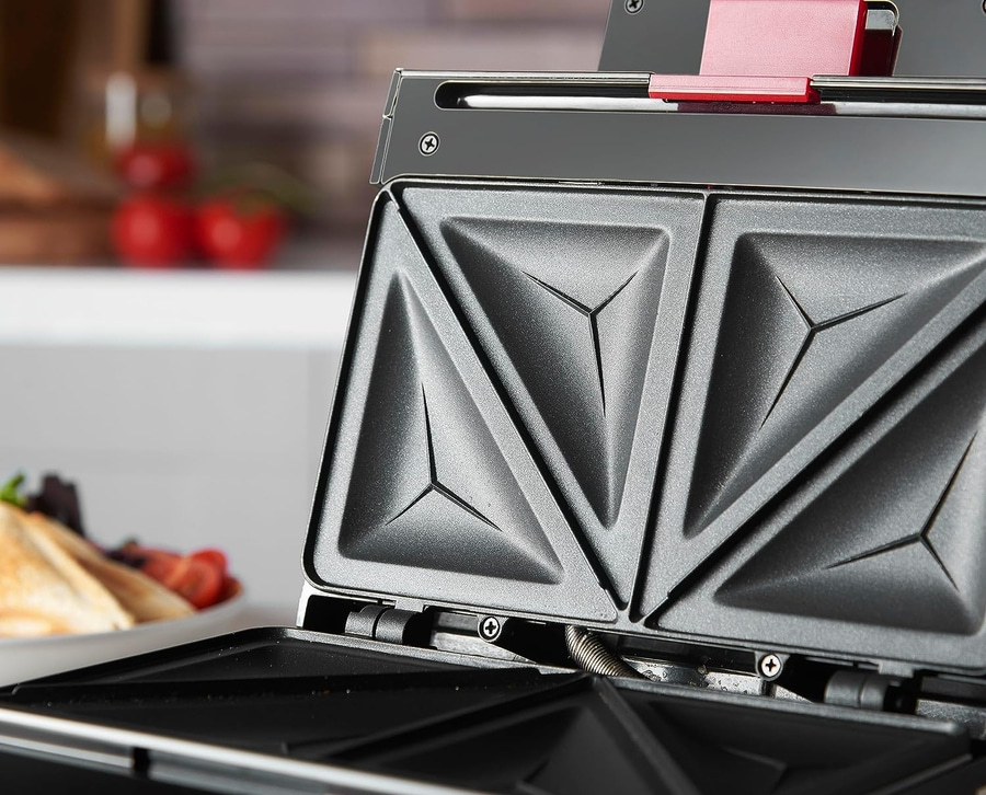 RUSSELL HOBBS Sandwichtoaster Sandwichmaker Easy Clean Edelstahl 750 Watt