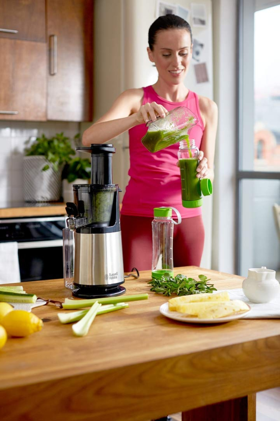 RUSSELL HOBBS Entsafter Slow Juicer 25170-56 Kaltpressverfahren Saftpresse 150W