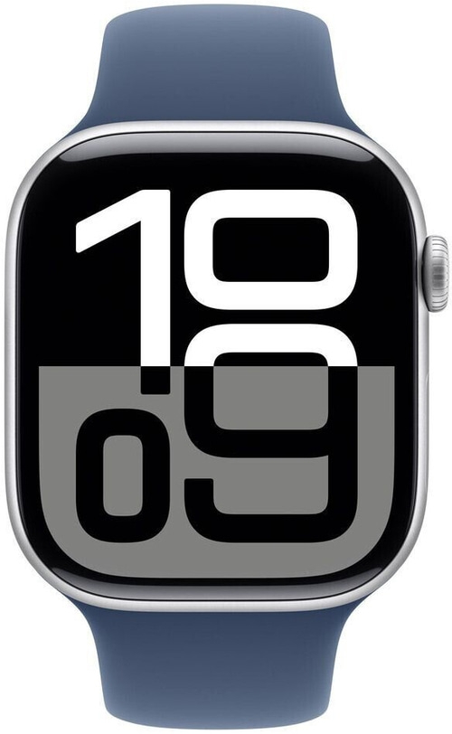 APPLE Watch S10 GPS+Cell 46 mm Alugehäuse Sportband S/M Denim MWY03QF/A B-Ware