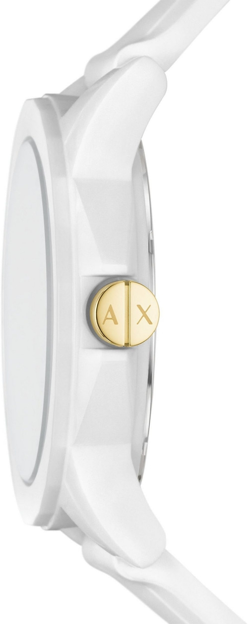 ARMANI EXCHANGE Armbanduhr AX7126 Quarzuhr Damenuhr mit Kofferanhänger B-WARE