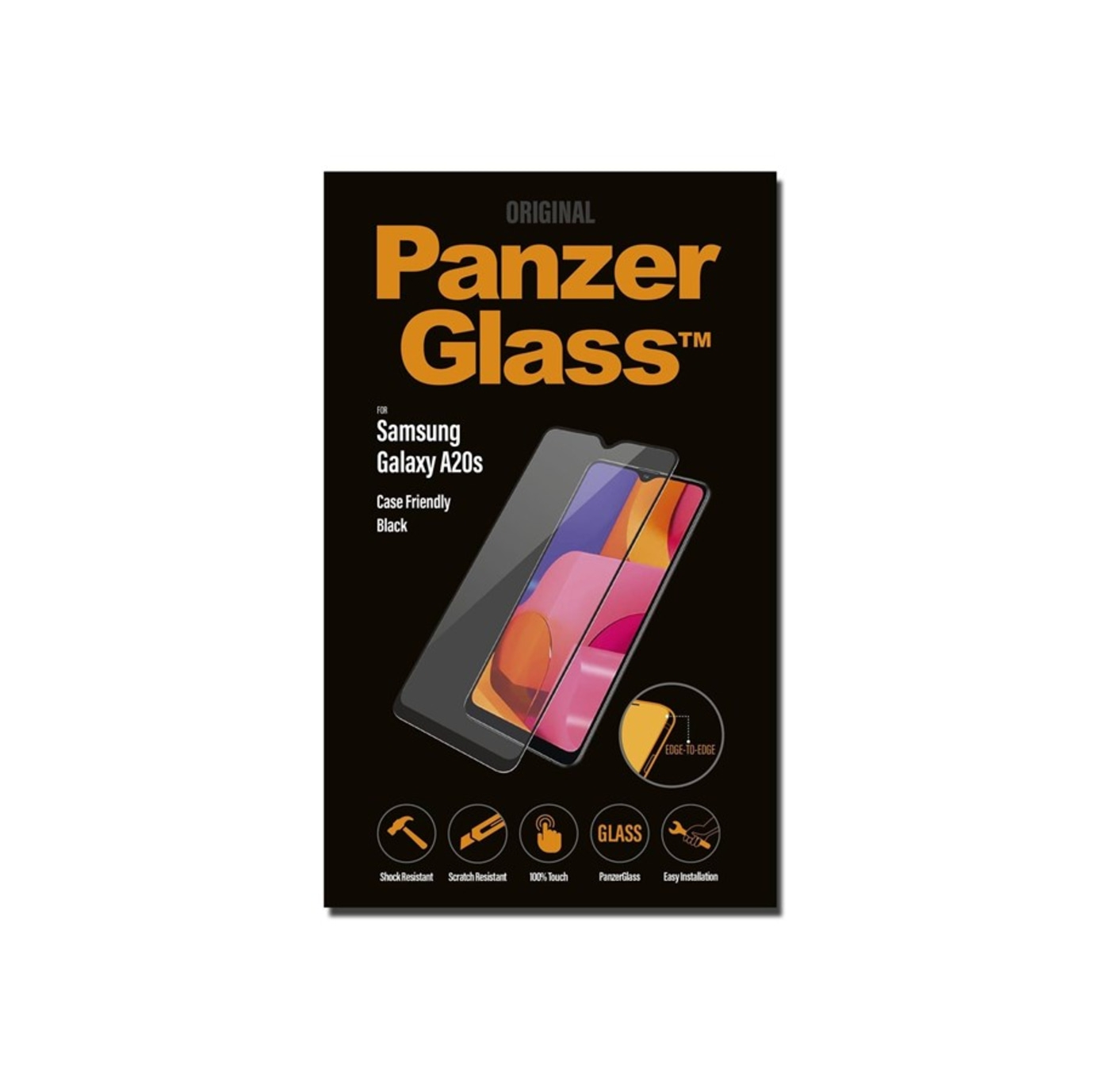 ORIGINAL PANZERGLASS Samsung Galaxy A20s Displayschutzfolie Panzerfolie Glas