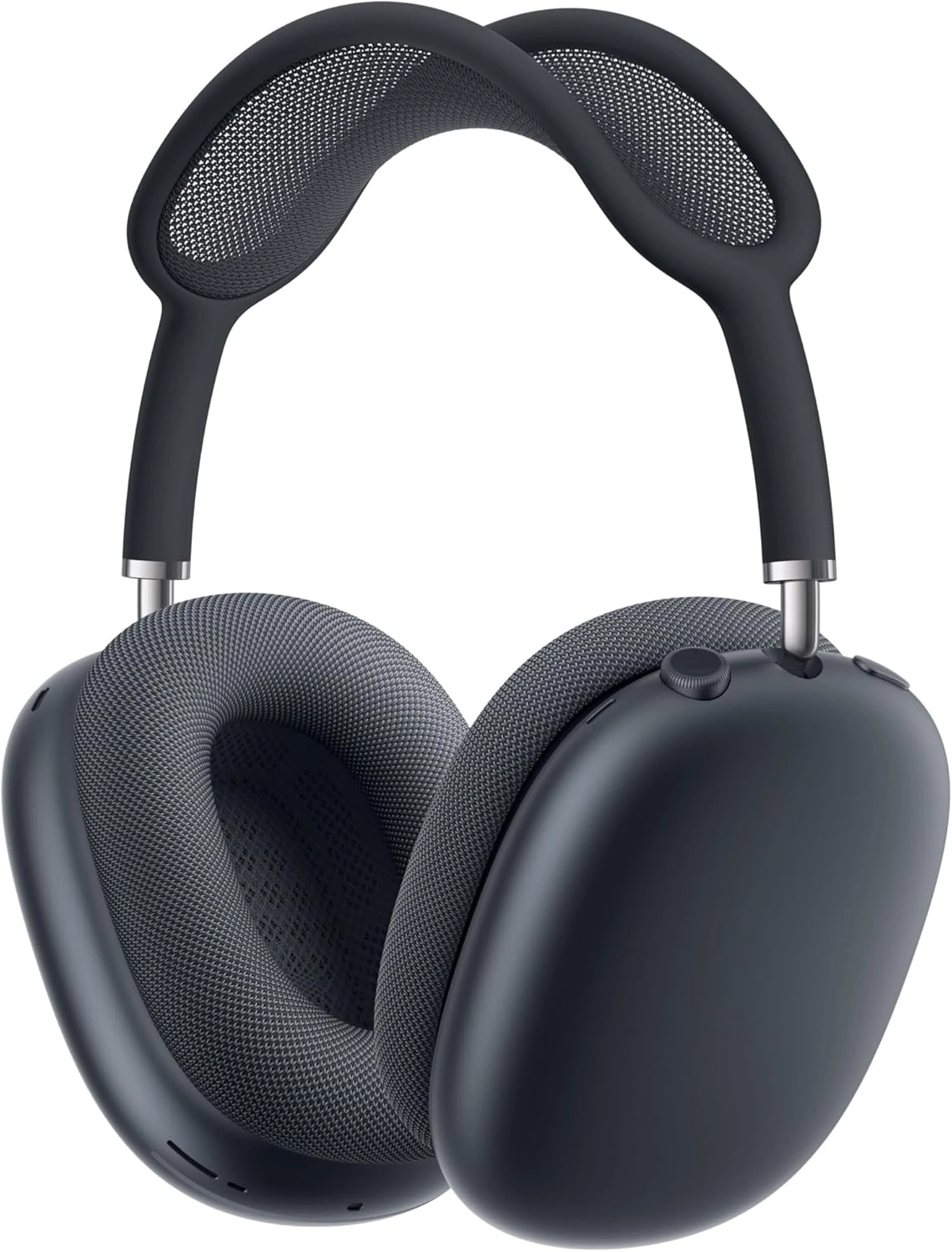 Dunkelgraue Kopfhörer, Nahaufnahme, Apple AirPods Max, Over-Ear-Kopfhörer, Studioaufnahme
