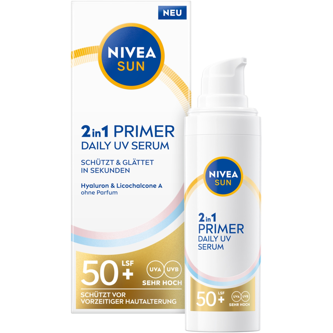 NIVEA Set Q10 Anti-Falten EXPERTE Dual Action Serum + 2in1 Primer Daily UV Serum