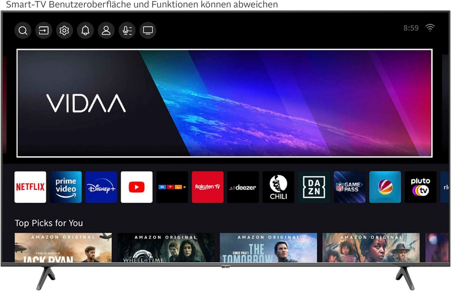 HISENSE 85E77NQ PRO QLED 215 cm Smart-TV 4K Ultra HD Dolby Vision IQ B-WARE
