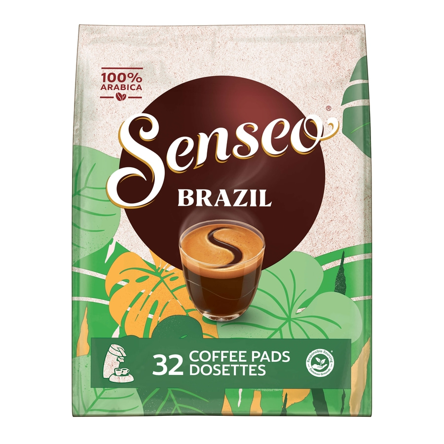 SENSEO Pads Origins Brazil Senseopads 100 % Arabica 10 x 32 Getränke Kaffeepads