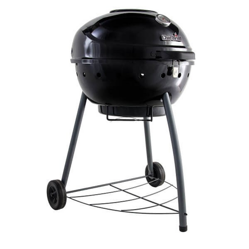 CHAR-BROIL KETTLEMAN Kugelgrill 52 cm Holzkohlegrill Barbecue Grill schwarz BBQ