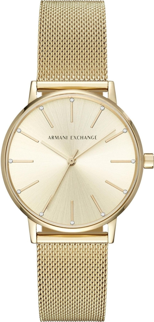 Emporio Armani AX5536 Damen Armbanduhr Edelstahl goldfarben B-WARE