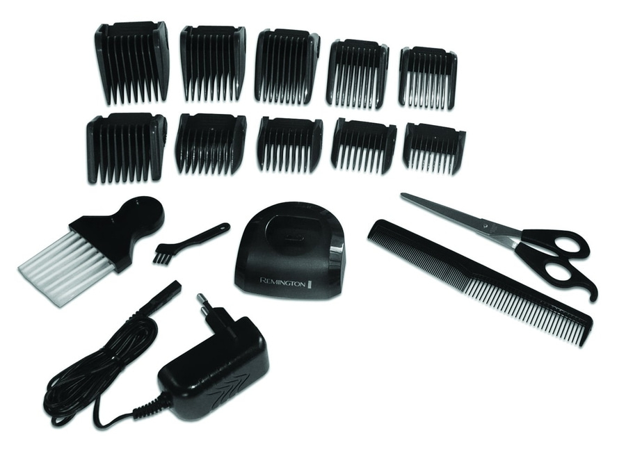 REMINGTON Haarschneider HC5810 Genius Haarschneidemaschine mit Koffer Schere