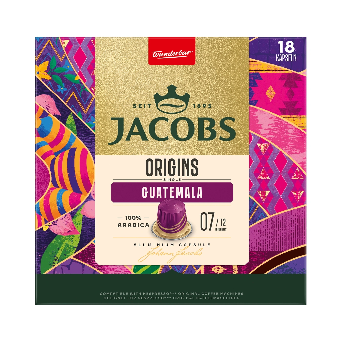 Kaffeekapseln "Origins Guatemala" von Jacobs