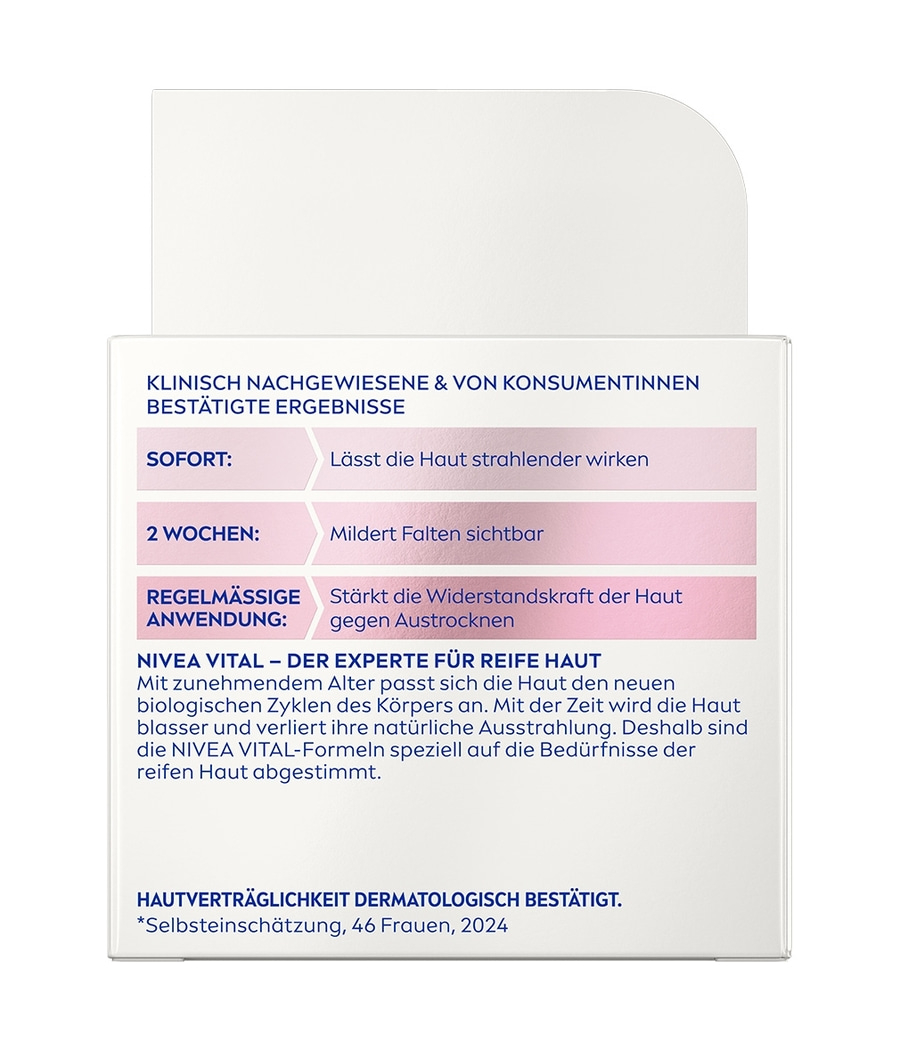 NIVEA VITAL Strahlender Teint Reichhaltige Tagespflege 50ml LSF 15