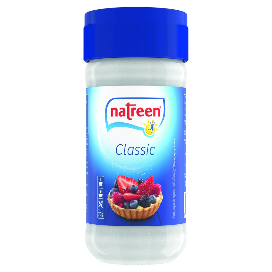 NATREEN® Süßstoff Classic Streusüße Granulat 12 x 70 g kalorienarm Zuckerersatz