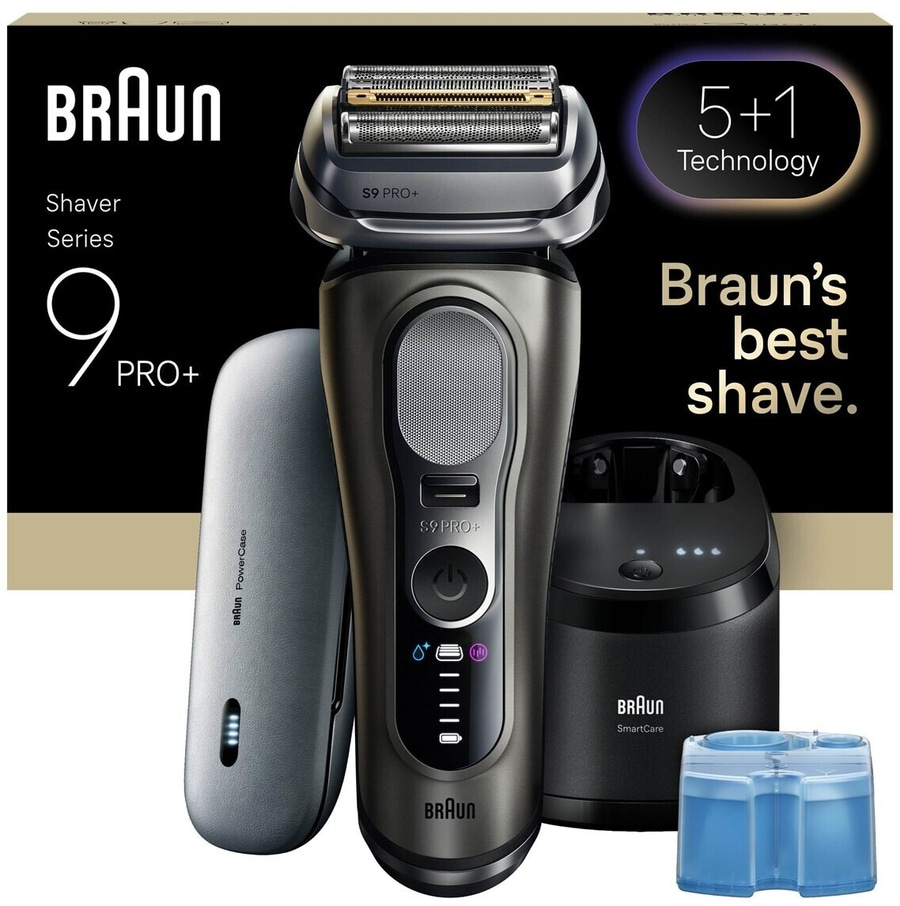 Braun Rasierer S9 PRO+ mit Ladestation und Reiseetui