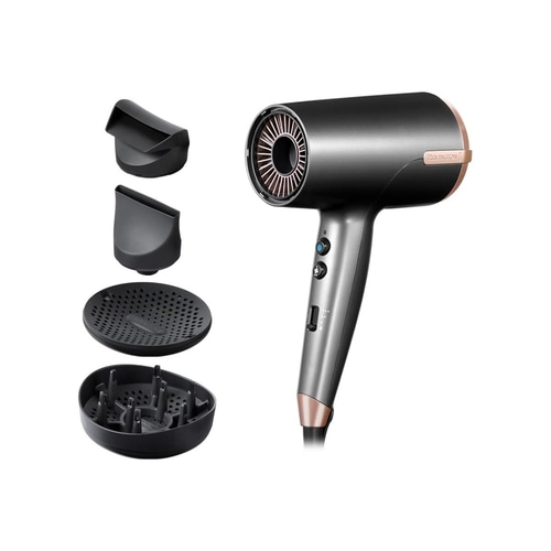 REMINGTON Haartrockner D6077 ONE Dry&Style Ionentechnik 4 Aufsätze 120km/h 2000W