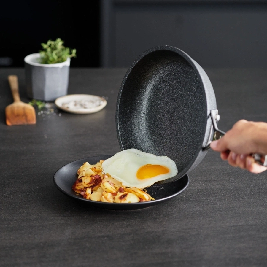 BETTY BOSSI Bratpfanne Premium 28 cm Aluguss Induktion bis 230°C